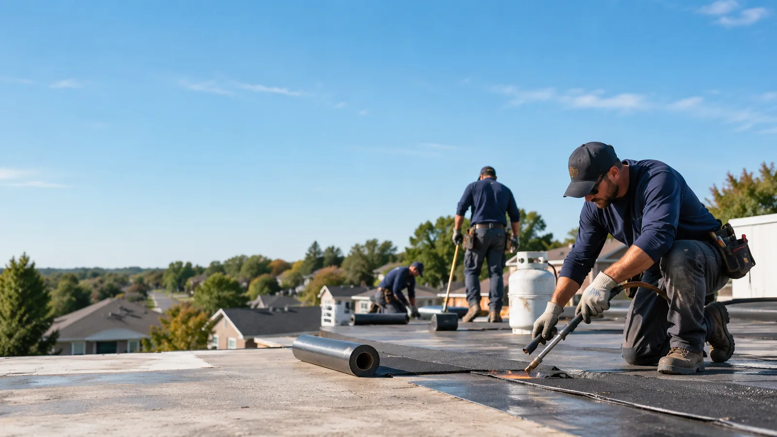 Flat Roof Leak Repair providers in Farnsworth, TX